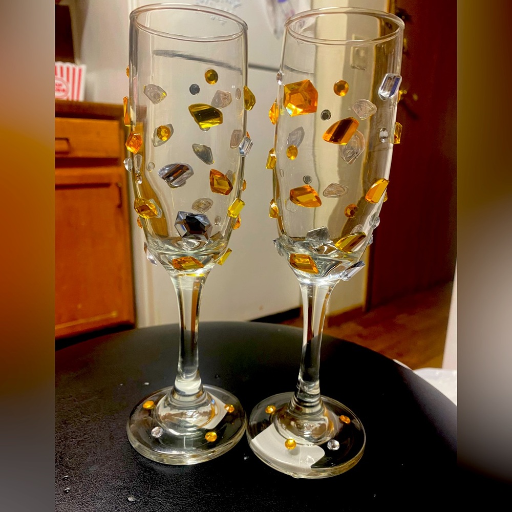Wine glass hand made by myself